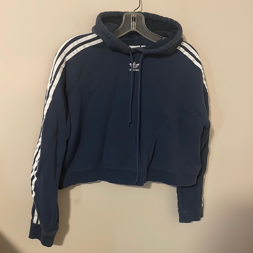 Cropped adidas hoodie